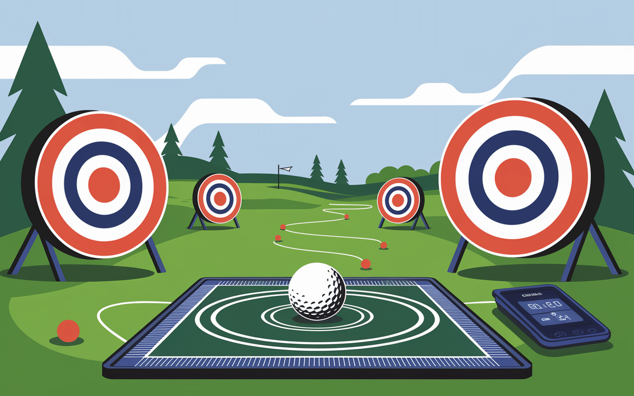 Système moderne de Topgolf avec puce électronique