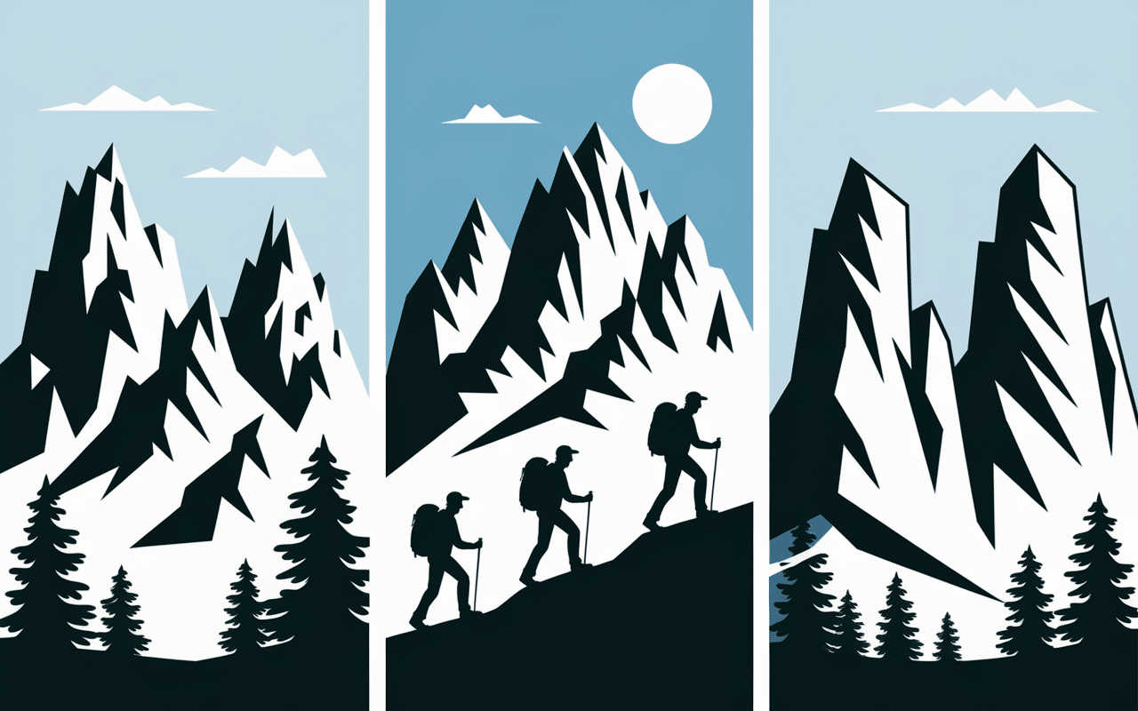 GR20 passage dangereux, sections de montagne