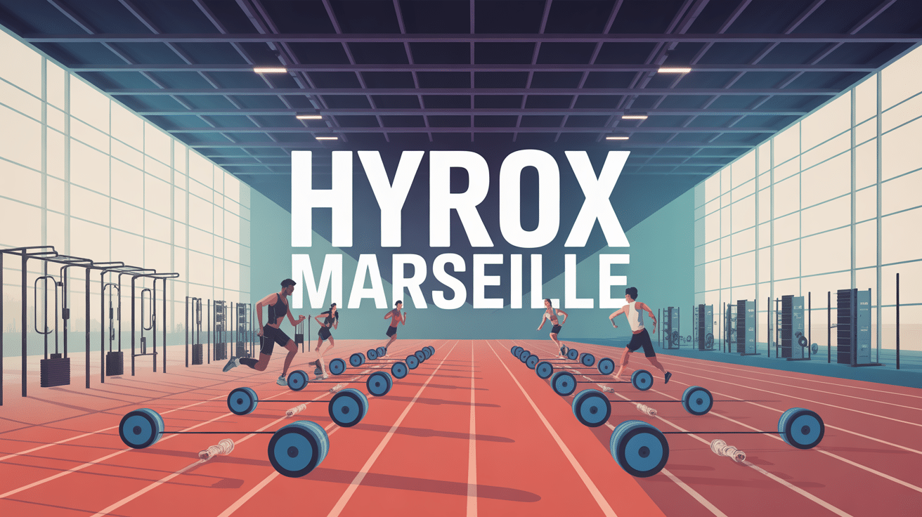 Compétition fitness Hyrox Marseille sportive