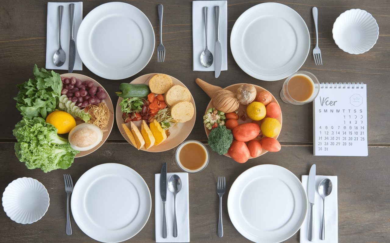 Table repas organisé régime militaire