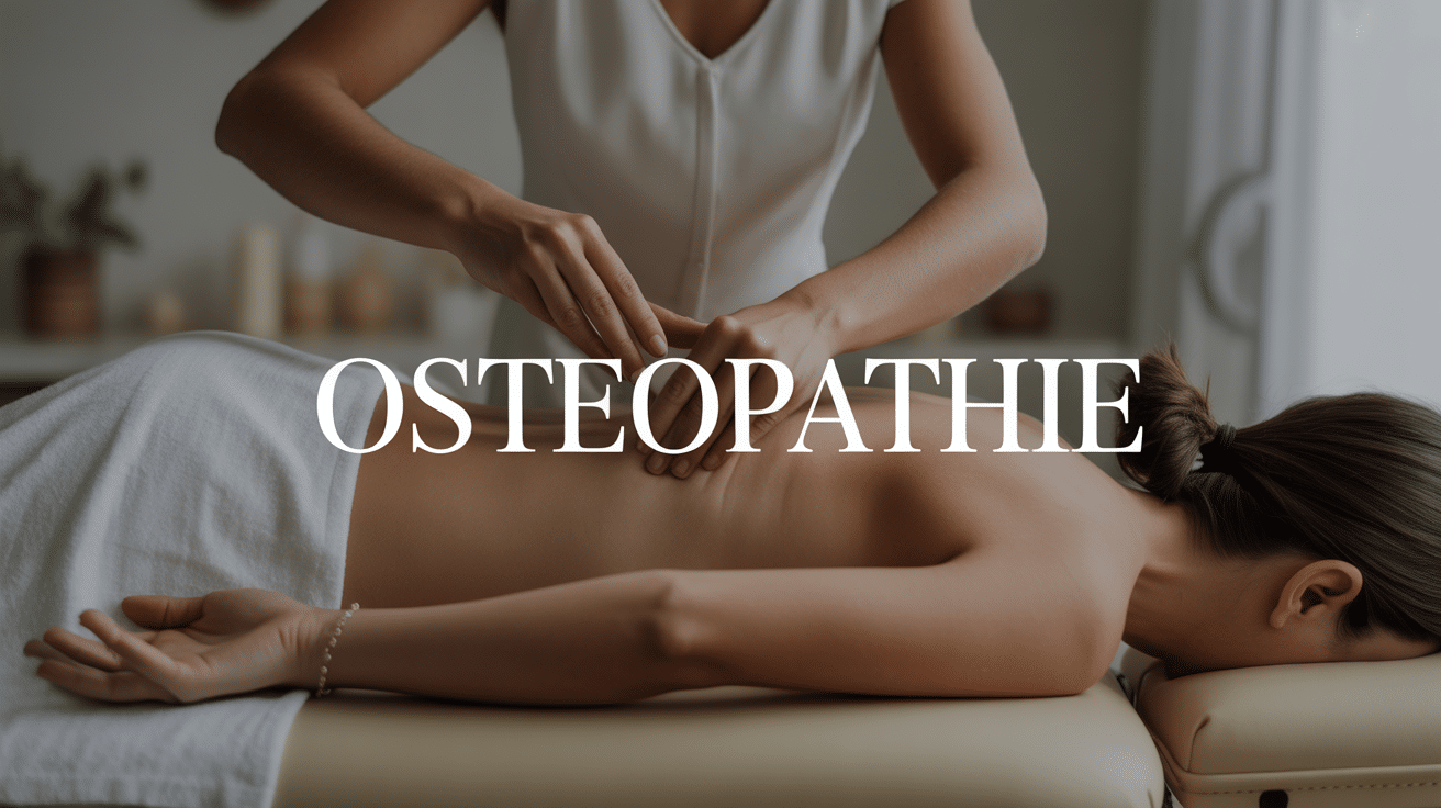 Ostéopathe manipule colonne vertébrale