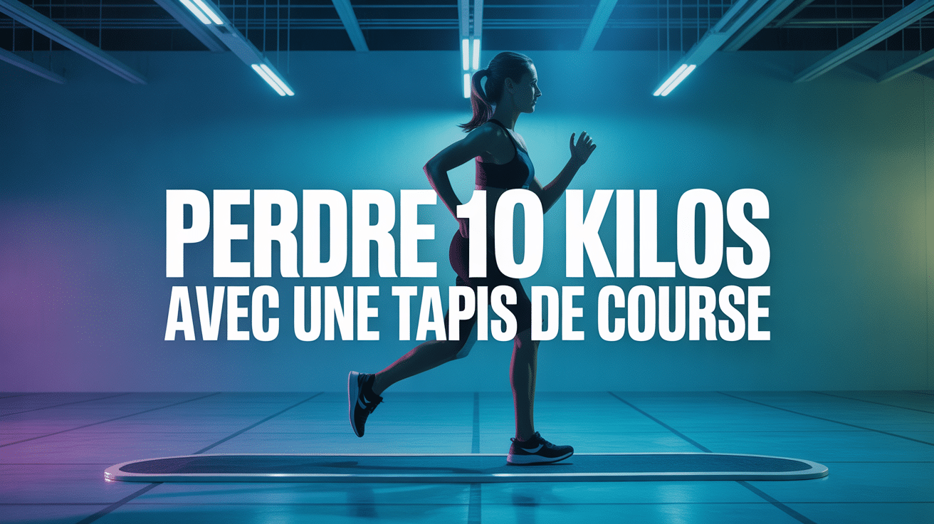 Personne courant sur tapis de course