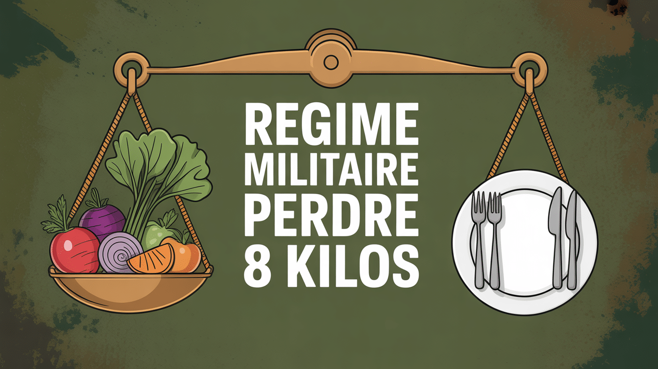 Balance cuisine et légumes régime militaire