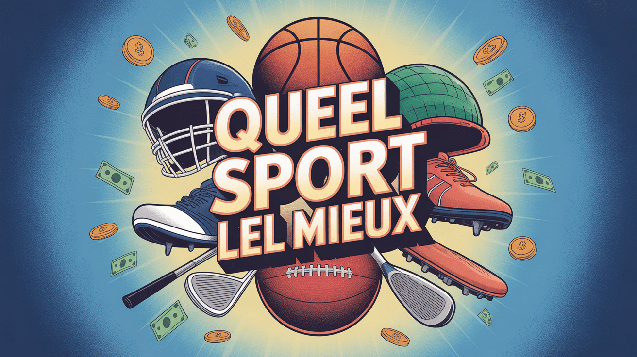 Illustration équipements sportifs et richesse