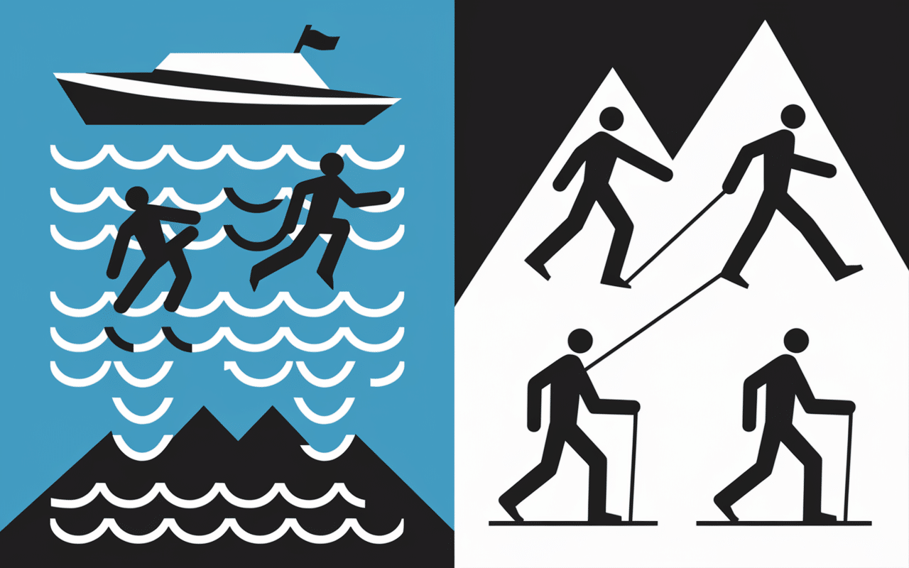 Environnements aquatique et montagnard en M