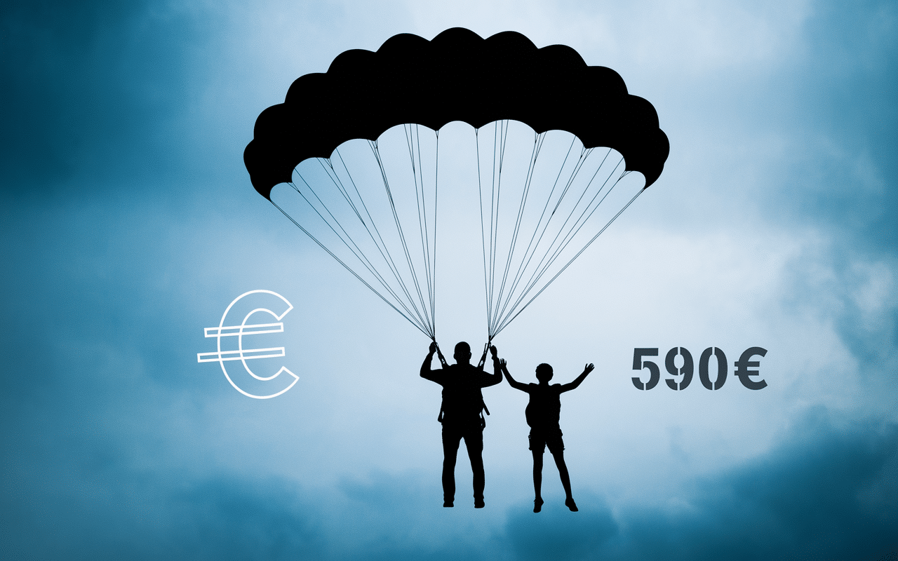 Duo en wingsuit tandem chute libre avec prix 590€
