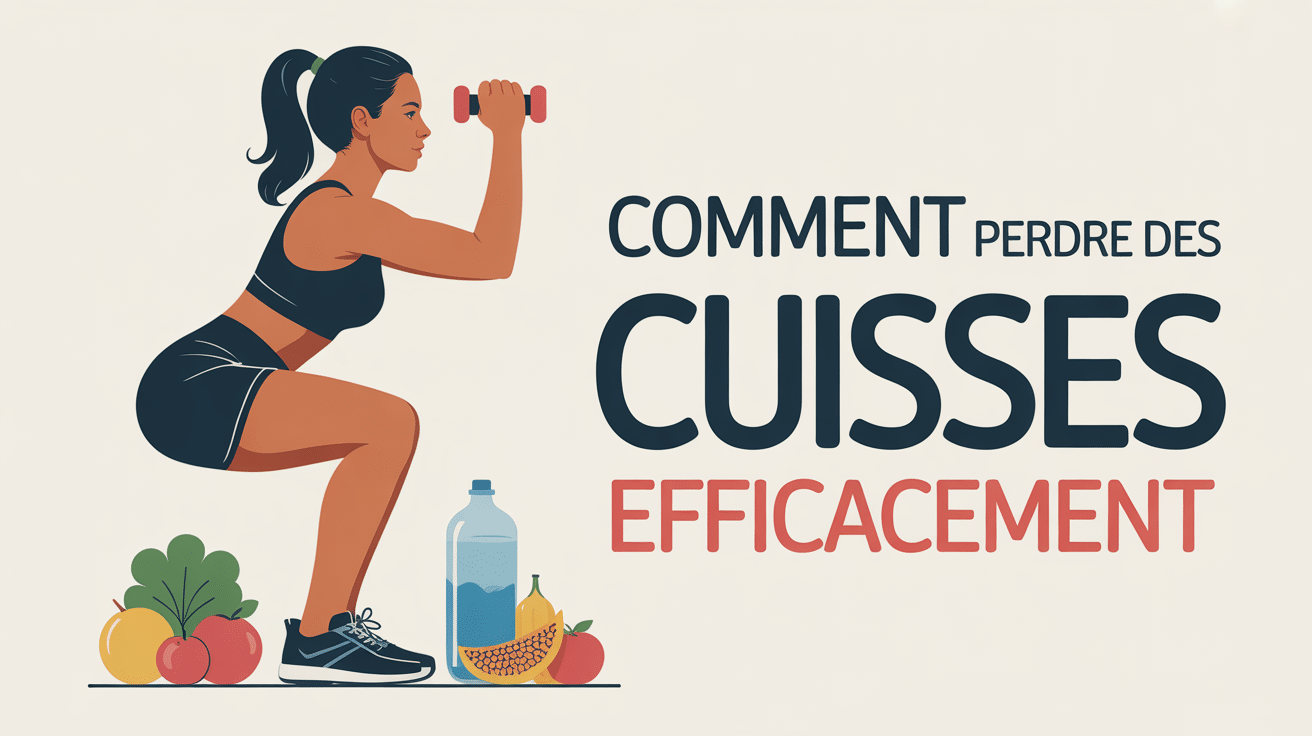 comment perdre des cuisses efficacement silhouette sport nourriture