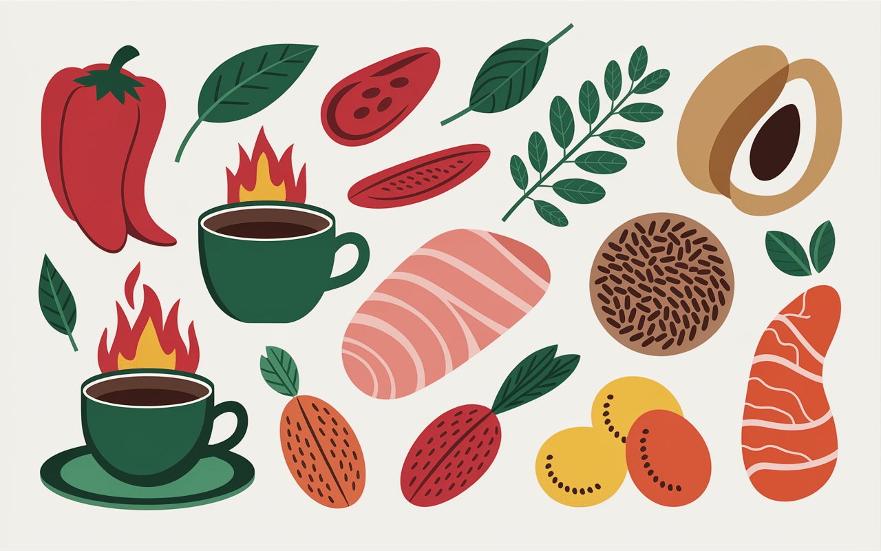 Illustration aliments boost comment relancer son métabolisme