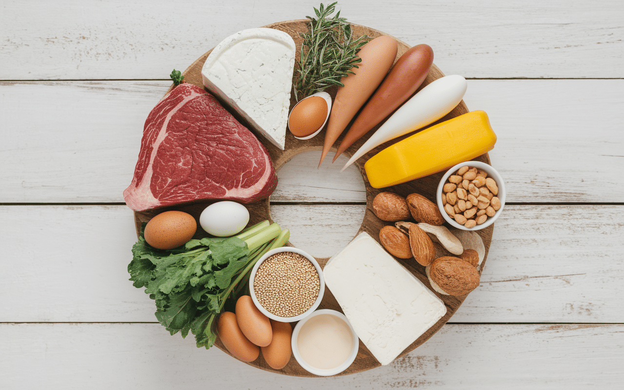 Aliments naturels proteines dans les aliments