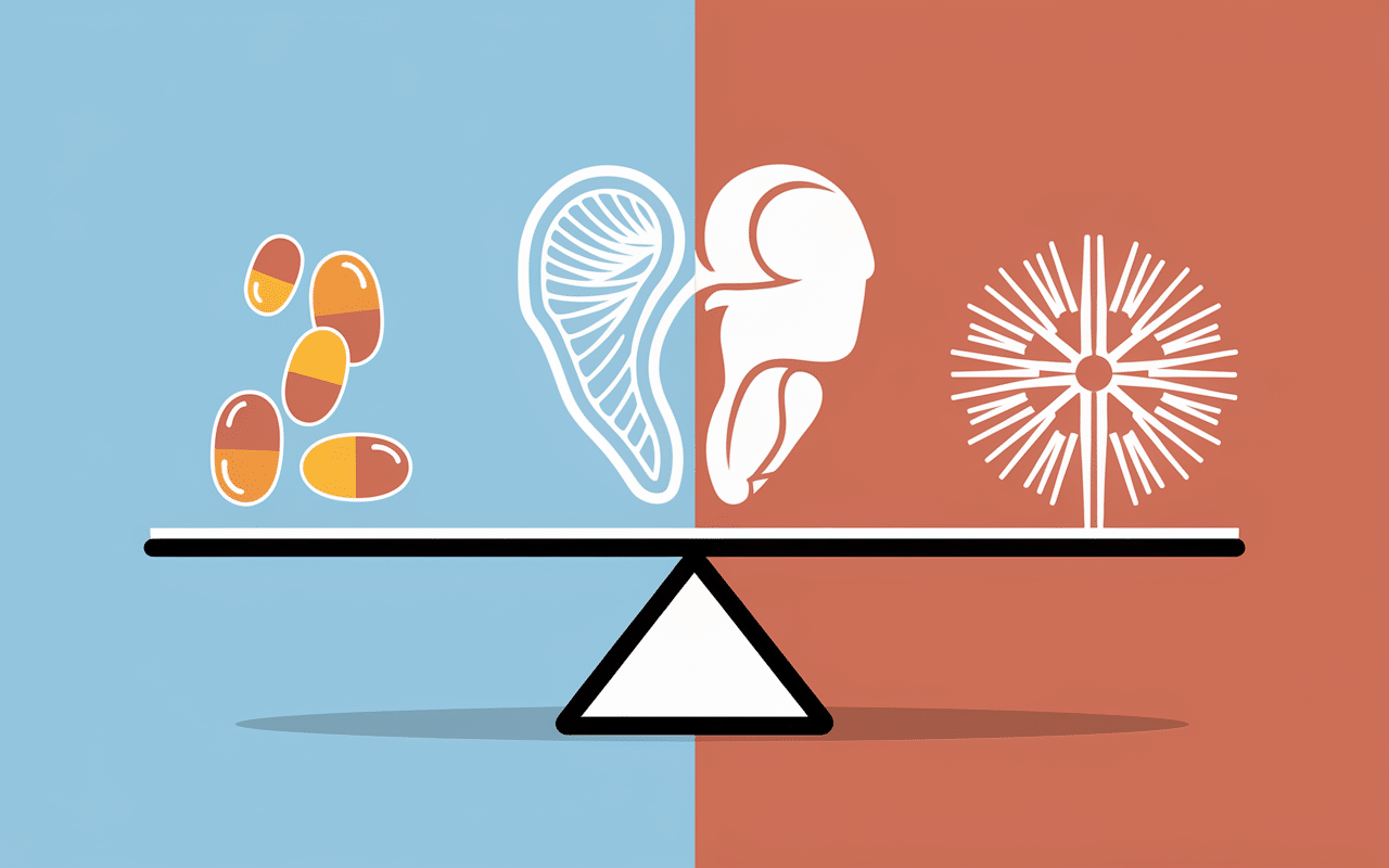 Balance, gélules vitamine D et symboles santé quand prendre la vitamine D