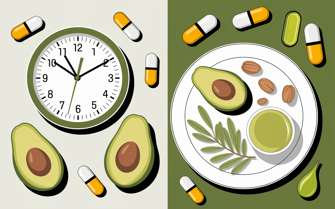 Horloge, aliments gras et capsule vitamine D quand prendre la vitamine D