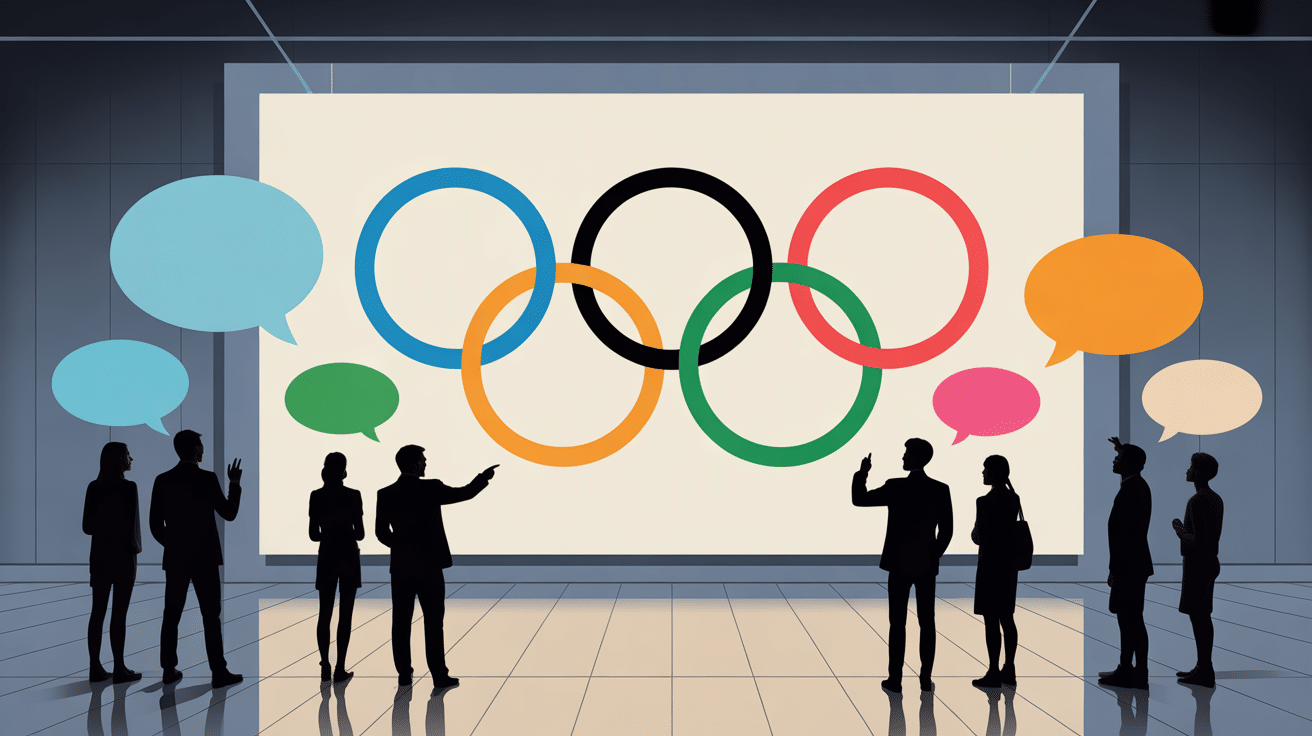 affiche jo 2024 visiteurs exposition galerie