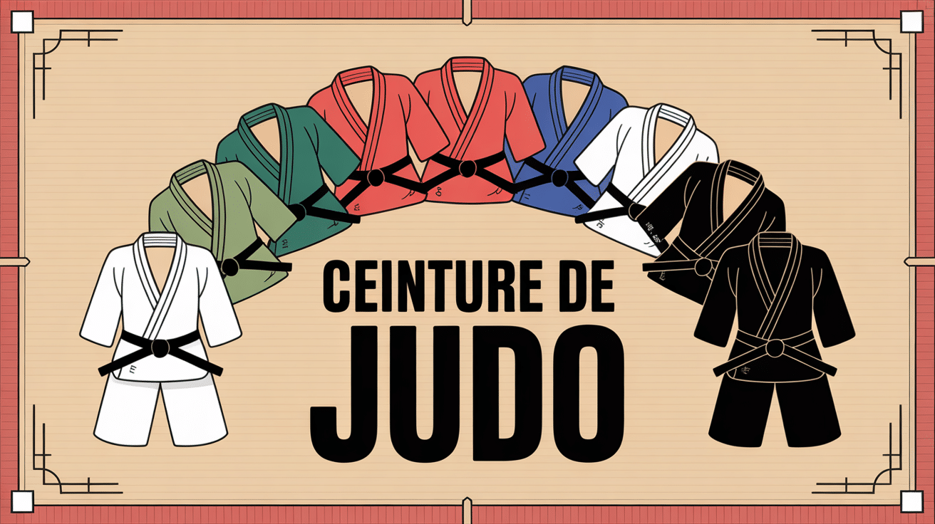 Progression des couleurs de ceinture de judo en arc