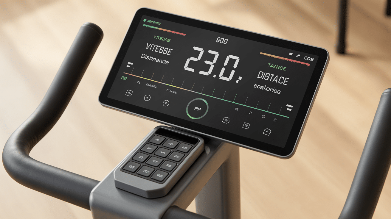 citysports tapis de course ecran digital et commandes