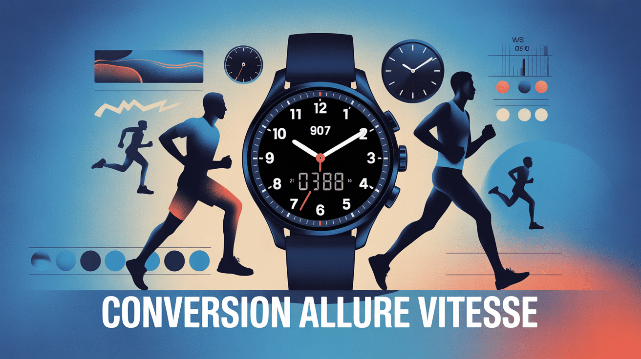 conversion allure vitesse montre sport connectee