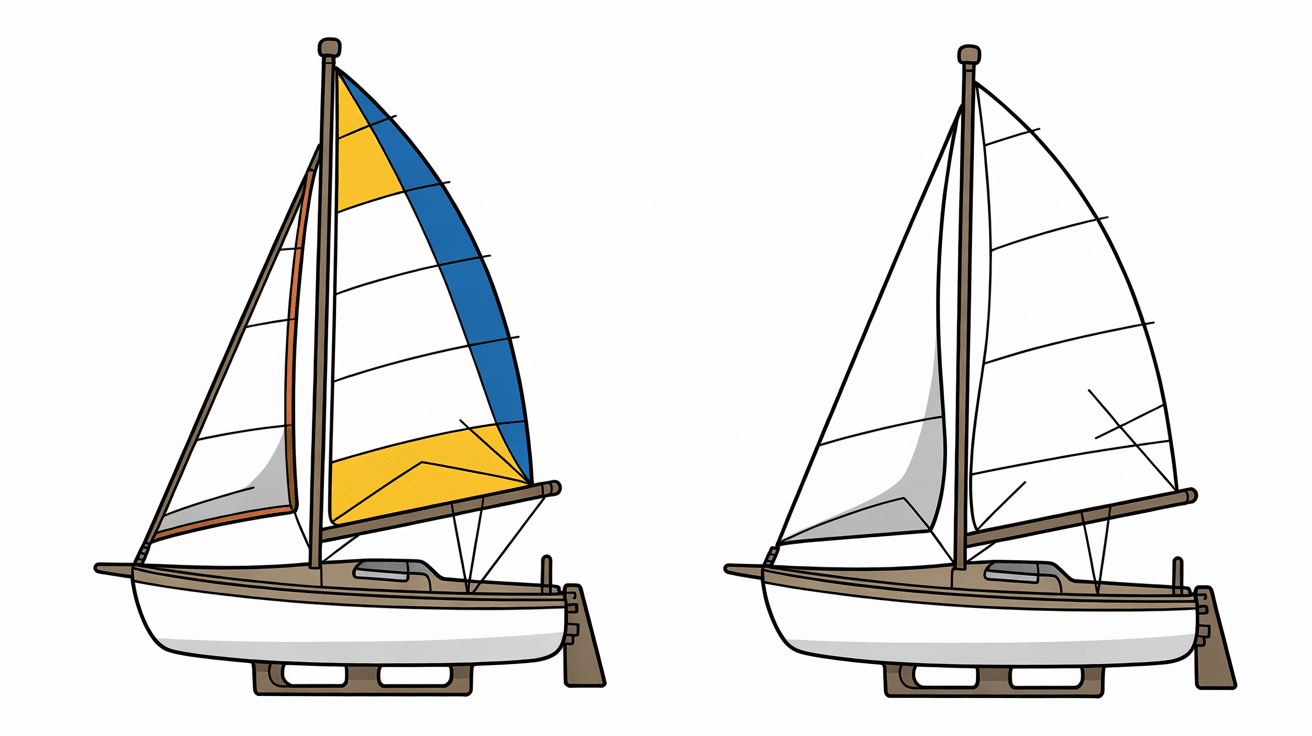 Illustration deriveur coupe technique et comparaison