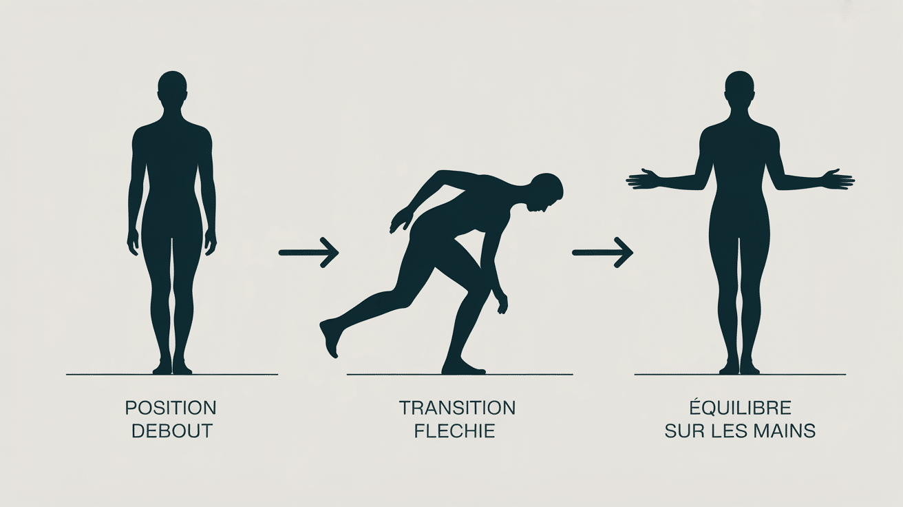 Phases apprentissage handstand up