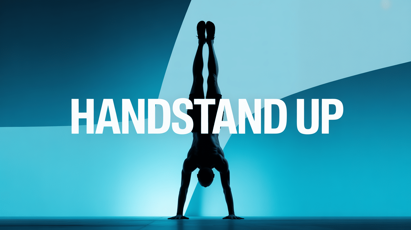 Silhouette main handstand up homme