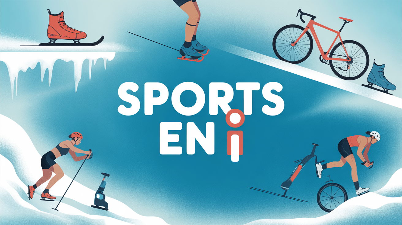 Illustration équipements sport en i