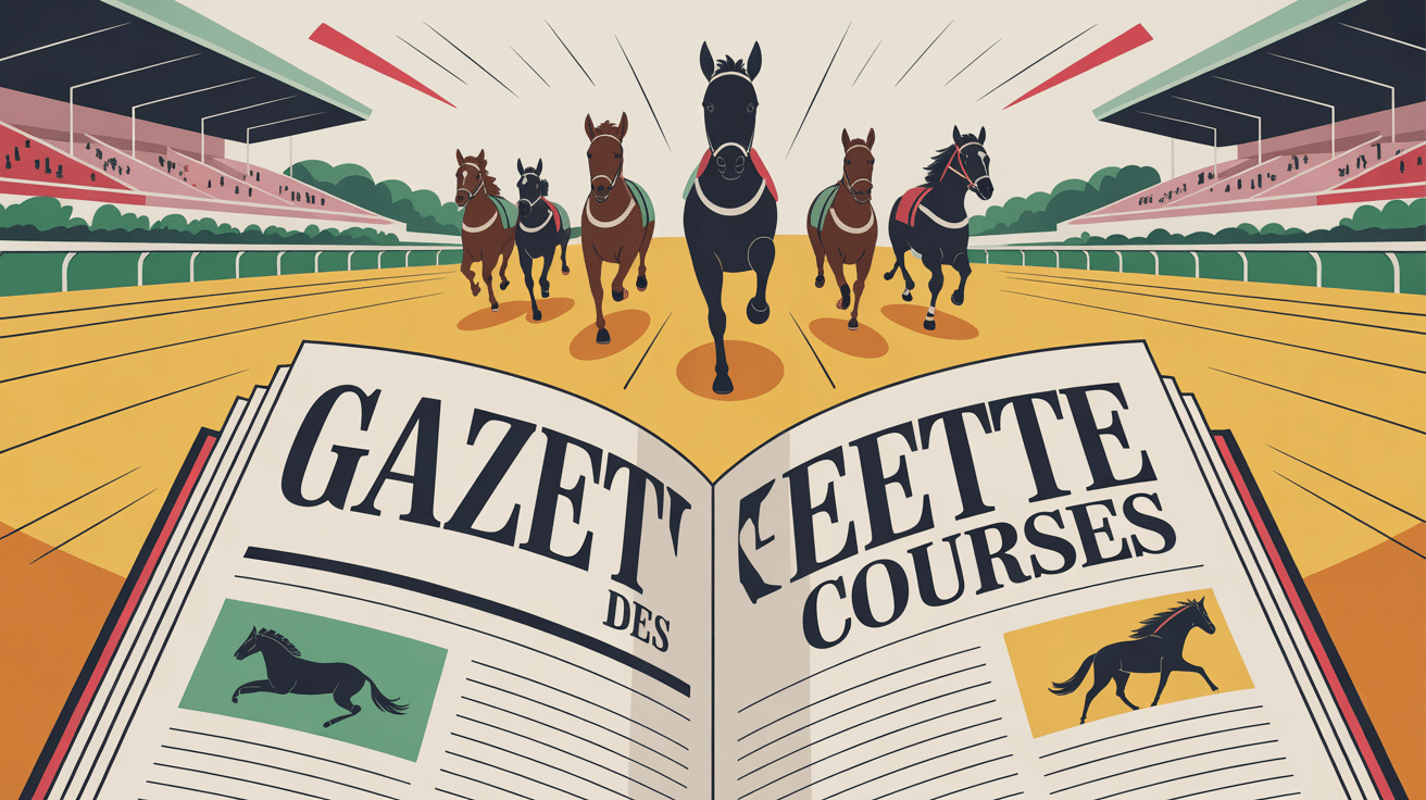 Scène hippodrome journal la gazette des courses pronostics