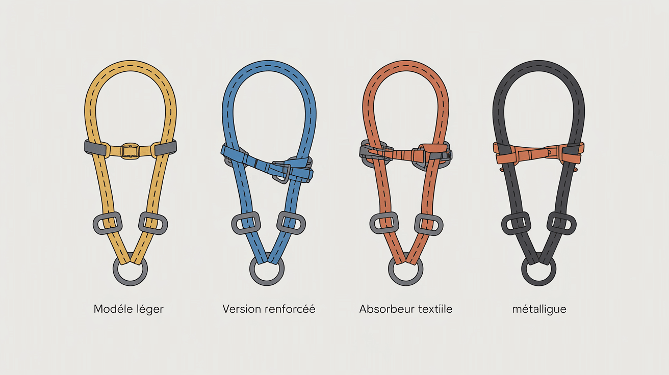 comparaison longe via ferrata différents types