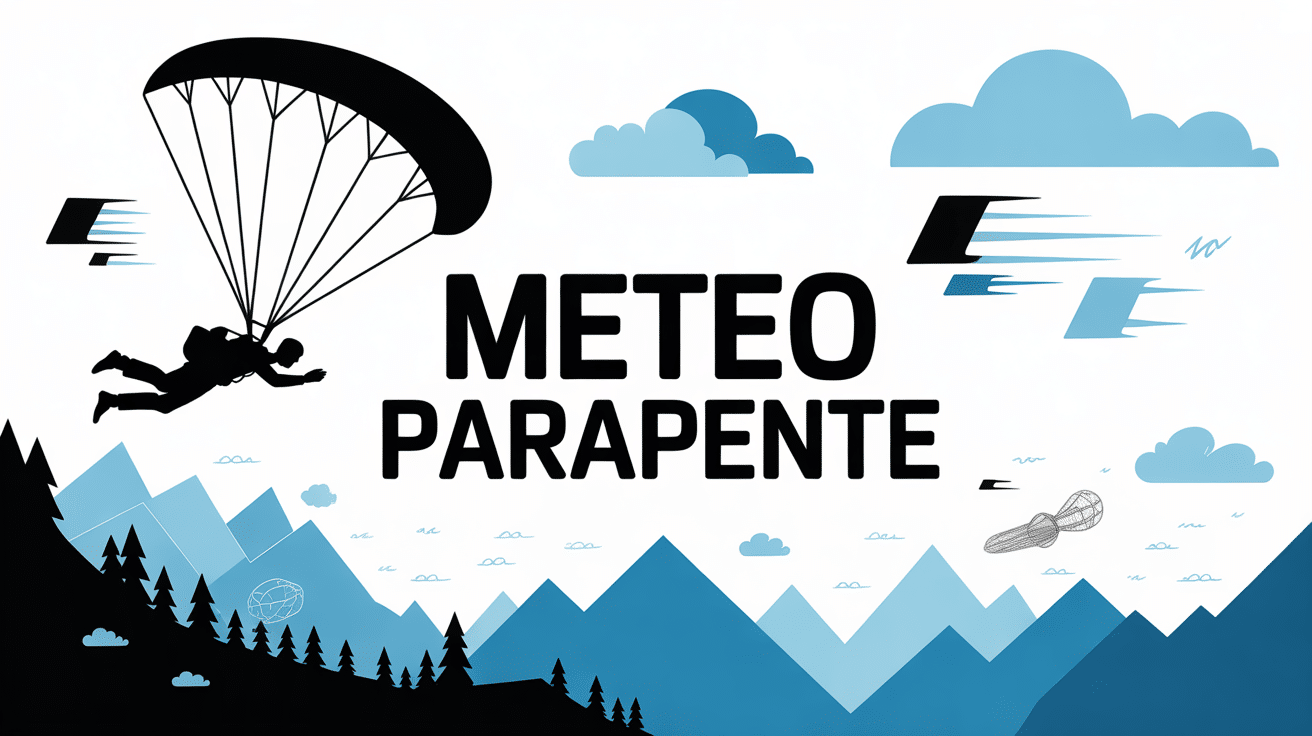 meteo parapente decollage montagne nuages vents