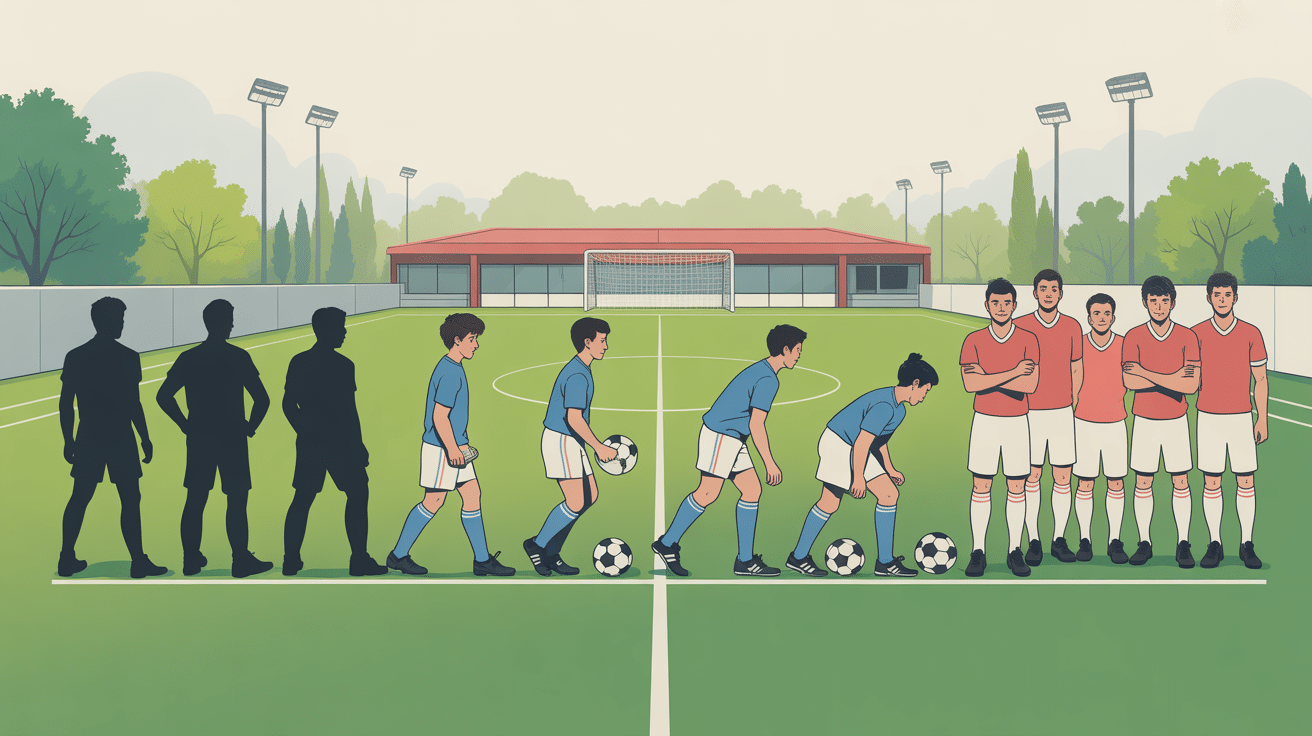 chronologie orvault racing club évolution visuelle