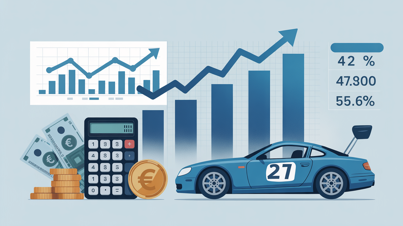 Prix Formule 1 budget graphique finances