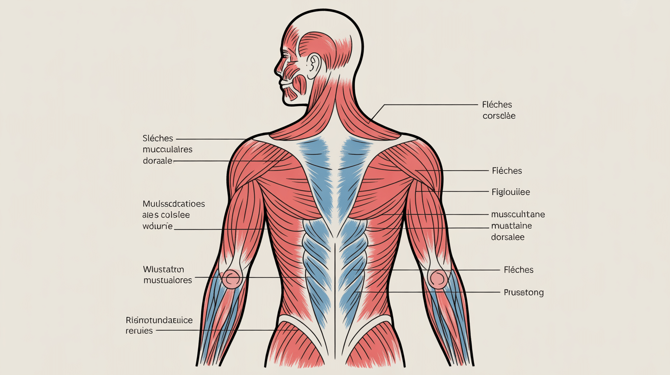 Muscles du dos ciblés tirage verticale