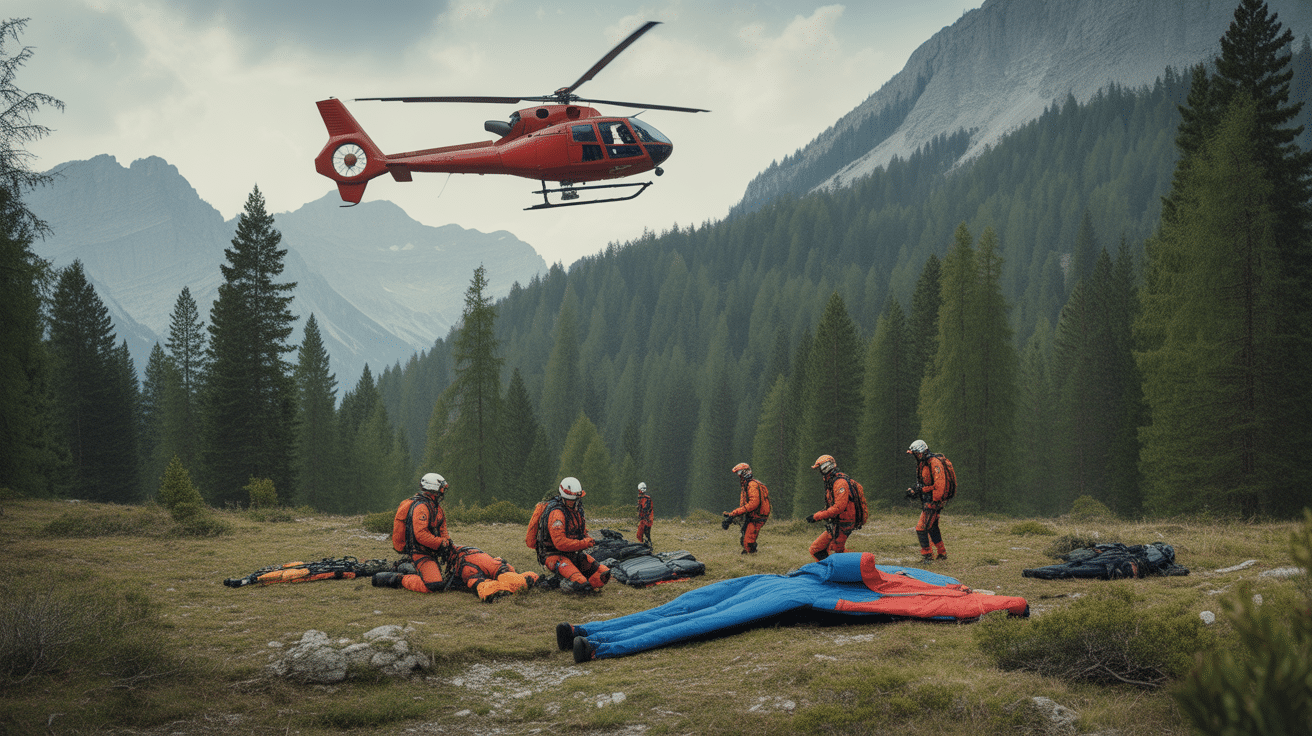 wingsuit accident magland scene secours montagne